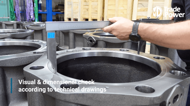 Spare parts for Pielstick engines. Spare parts for Pielstick PC2.6 engines. Water jacket suitable for Pielstick engines. Quality assurance. Inspection and Lloyd's certification. MD Trade Power. Spare parts suitable for diesel power generation engines. Spare parts for Pielstick PC2.5 engines. Spare parts for Pielstick PC2.2 engines